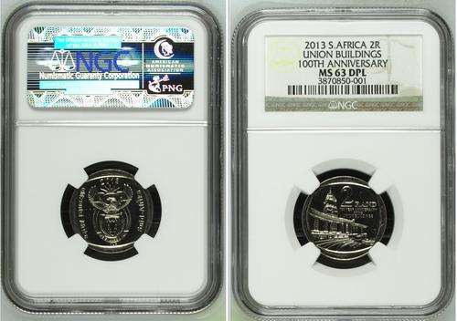 2013  R2   Union Building 100th  Anniversary  - MS63 Deep Proof Like graded by NGC